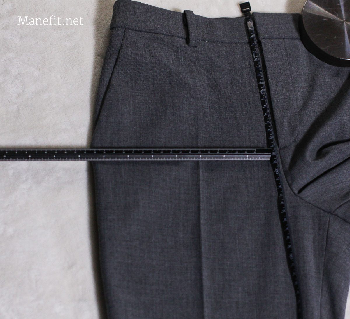 パンツにおけるヒップの定義と、膨らんで見える基準は「ヒップ頂点」